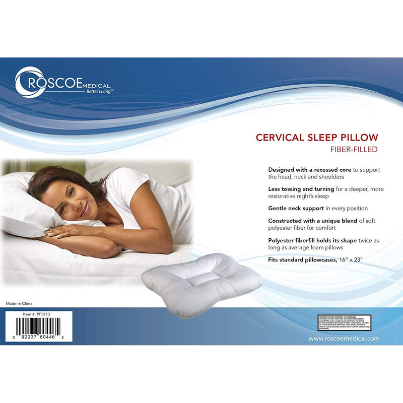 Fiber Filled Cervical Indentation Pillow