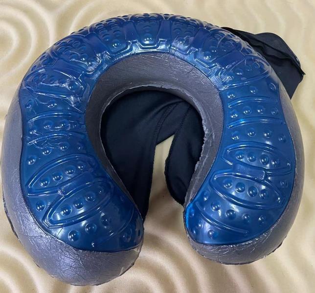 Charcoal Infused Gel Padded Travel Pillow
