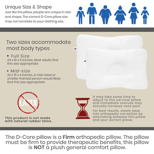 D-Core Cervical Support Pillow